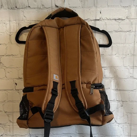 Carhartt Men's Tan Backpack with Black Accents - Picture 6 of 6